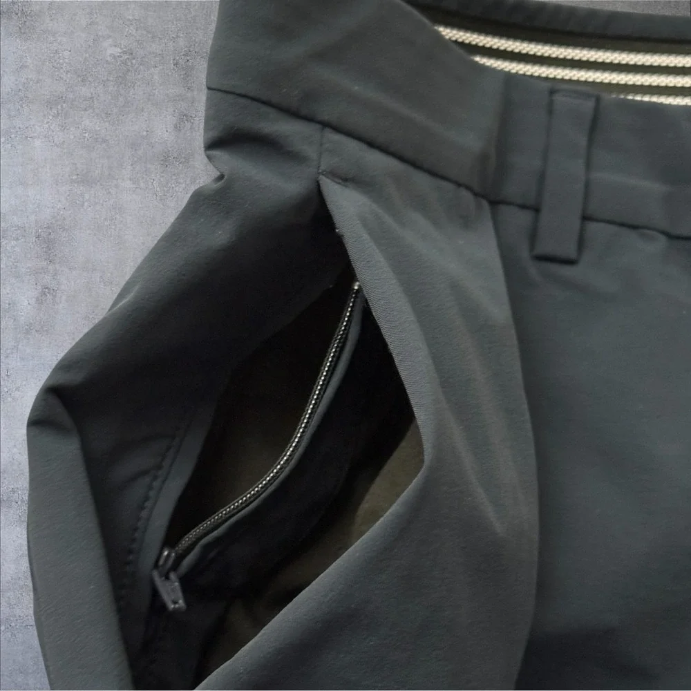 Perry Ellis Golf Performance Pants Men's 33x30 Navy Slim Fit Stretch EUC